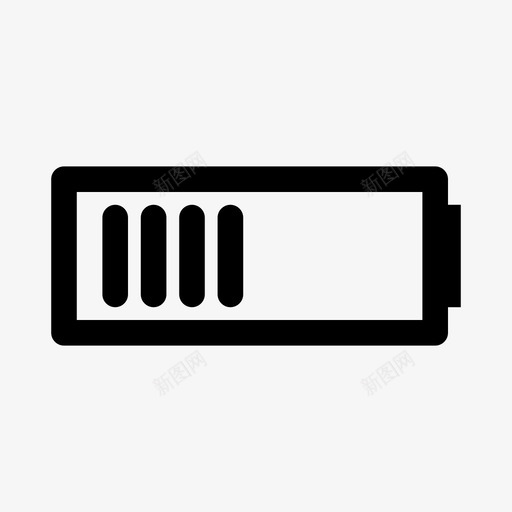 Battery - alt - 50%svg_新图网 https://ixintu.com Battery - alt - 50%