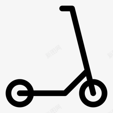 踢板车儿童滑板车微型摩托车图标图标