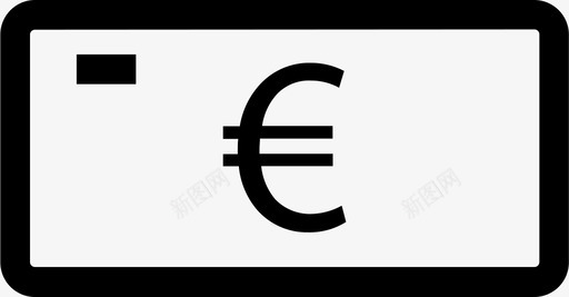 欧元银行现金图标svg_新图网 https://ixintu.com 欧元 现金 货币 金融 银行