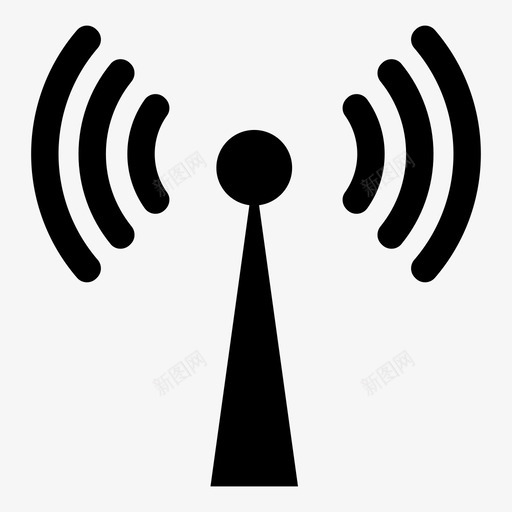 wifi互联网wifi图标svg_新图网 https://ixintu.com wifi 互联网