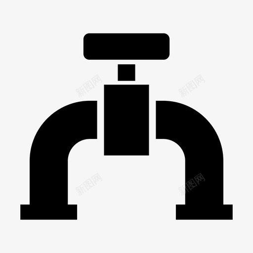 管道工厂制造图标svg_新图网 https://ixintu.com 制造 工厂 管道 阀门