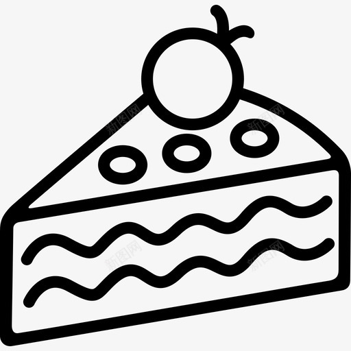 带浆果的蛋糕吃的其他图标svg_新图网 https://ixintu.com 其他 吃的 带浆果的蛋糕