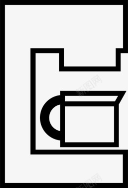 滴咖啡咖啡机图标图标