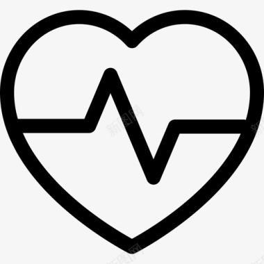 心脏医疗poi公共场所心电图概述图标图标