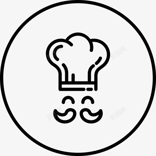 厨师烹饪厨房图标svg_新图网 https://ixintu.com 厨师 厨房 烹饪 餐厅 餐厅第二卷