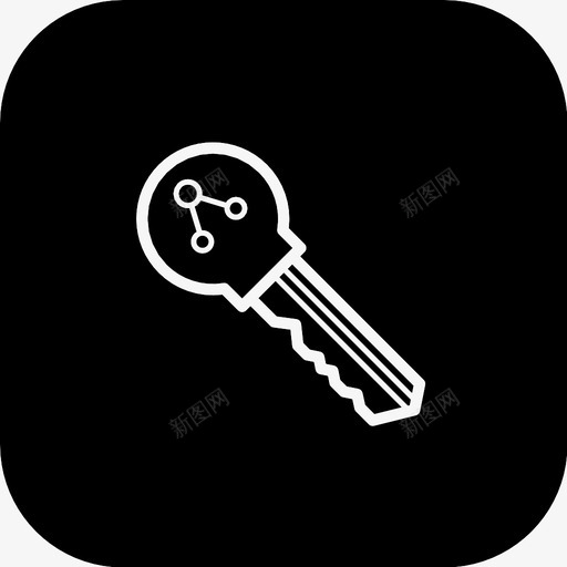 密钥访问比特币图标svg_新图网 https://ixintu.com 加密 安全 密钥 比特币 访问