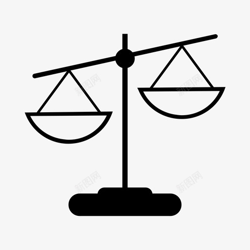 尺度平衡判断图标svg_新图网 https://ixintu.com 公正 判断 尺度 平衡 真理