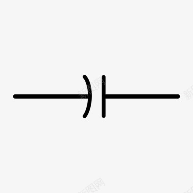 电容器元件电气元件图标图标