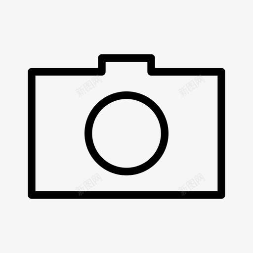 照相机单反相机摄影图标svg_新图网 https://ixintu.com 单反相机 摄影 照相机 简单图标
