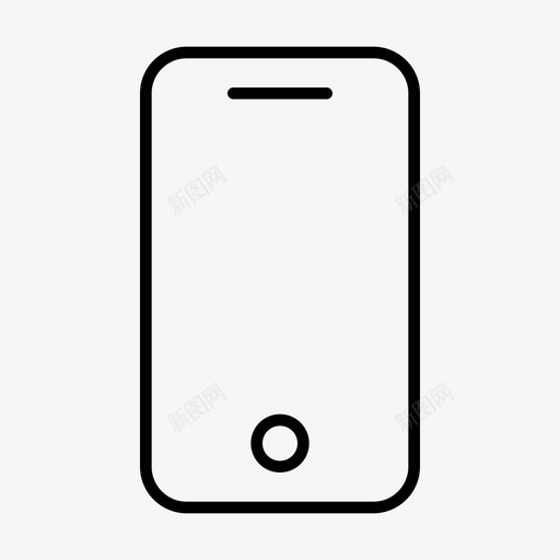 智能手机iphone手机图标svg_新图网 https://ixintu.com iphone 像素 手机 智能手机 触摸屏手机