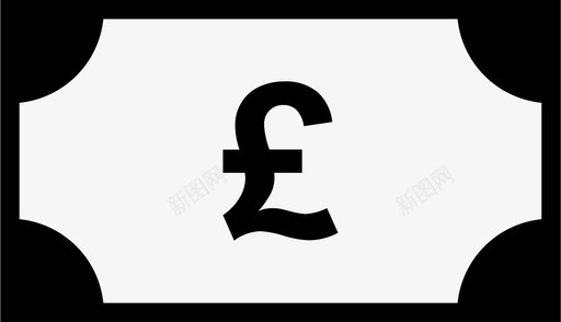 英镑现金美元图标图标