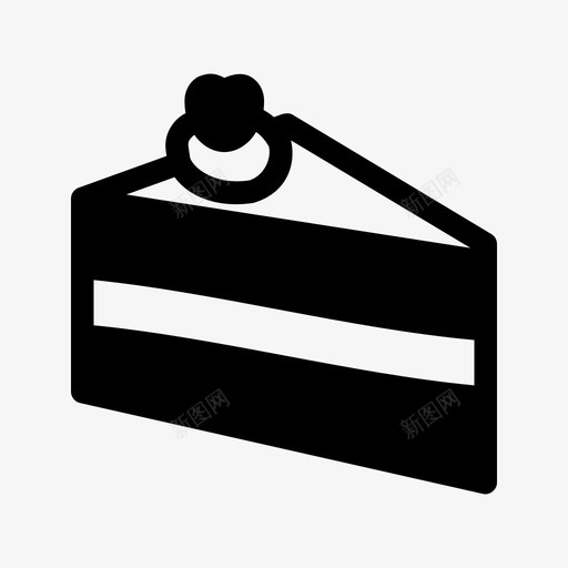 蛋糕蛋糕片巧克力蛋糕图标svg_新图网 https://ixintu.com 奶油蛋糕 巧克力蛋糕 甜点 蛋糕 蛋糕片