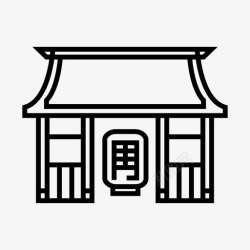 感生感生寺佛教历史建筑图标高清图片