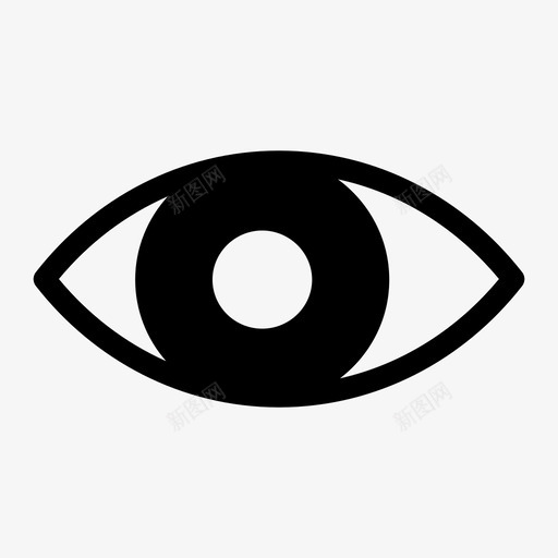 眼睛美丽的眼睛眼睛的疼痛图标svg_新图网 https://ixintu.com 月亮的眼睛 眼睛 眼睛的疼痛 瞳孔 美丽的眼睛