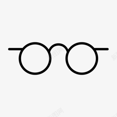 眼镜配件镜框图标图标