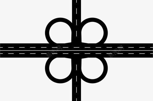 公路大道道路图标图标