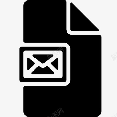 消息文件类型文档电子邮件图标图标