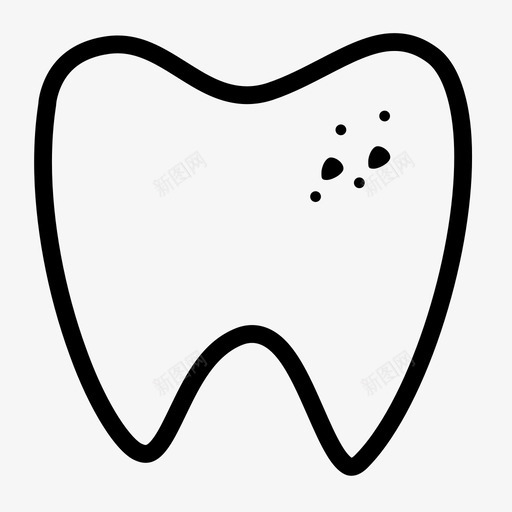 牙龈出血svg_新图网 https://ixintu.com 牙龈健康刷牙防蛀牙 牙龈出血