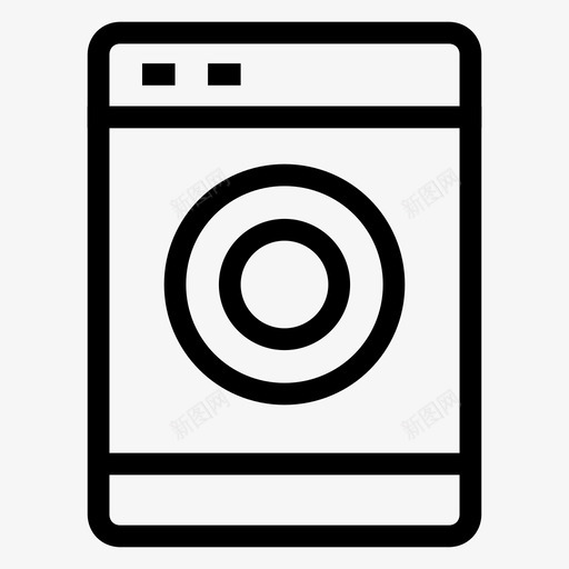洗衣机衣服电子线路图标svg_新图网 https://ixintu.com 洗衣机 电子线路图标 衣服