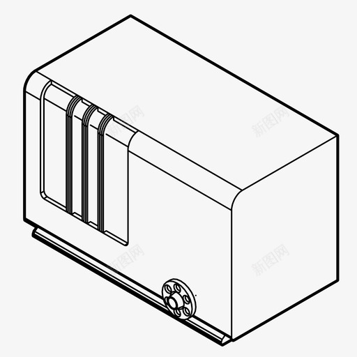 收音机音乐调谐器电台图标svg_新图网 https://ixintu.com 复古 复古收音机 收音机 晶体管 电台 音乐调谐器