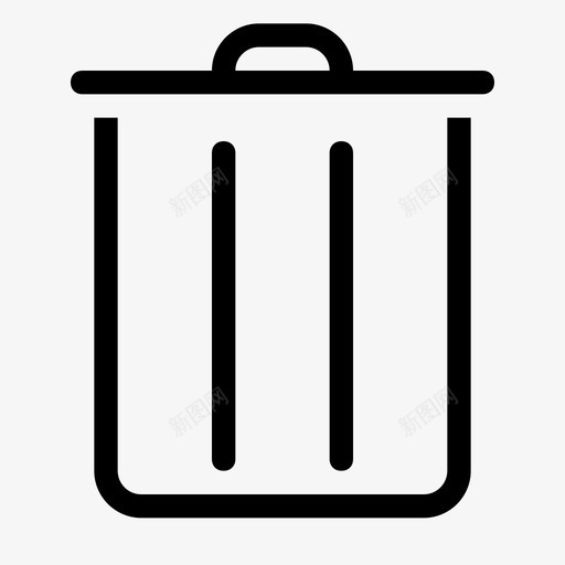 删除_桶svg_新图网 https://ixintu.com 删除_桶