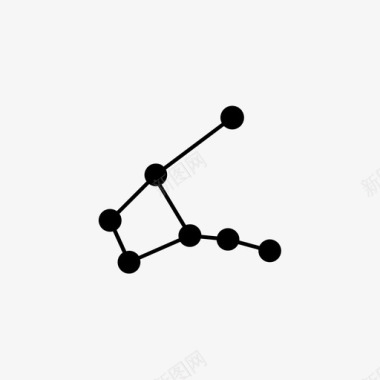 大力神星座夜晚图标图标
