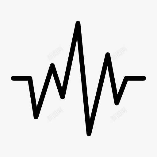 频率心跳脉搏图标svg_新图网 https://ixintu.com 声波 心跳 用户界面 脉搏 频率