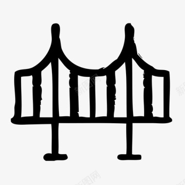 桥梁建筑师建筑图标图标