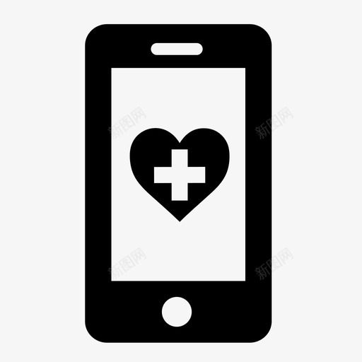 健康应用程序医疗应用程序移动图标svg_新图网 https://ixintu.com 健康应用程序 医疗应用程序 智能手机 移动 移动应用程序
