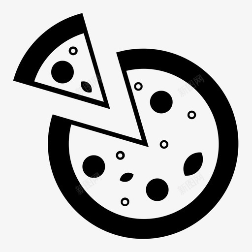 披萨奶酪送货图标svg_新图网 https://ixintu.com 奶酪 意大利 披萨 菜肴 送货 食物