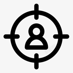 焦点人物目标用户焦点人物图标高清图片