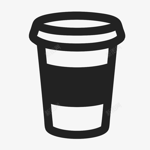去杯咖啡饮料图标svg_新图网 https://ixintu.com 去杯 咖啡 外卖 酒杯 饮料
