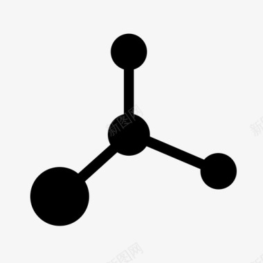 分子科学原子图标图标