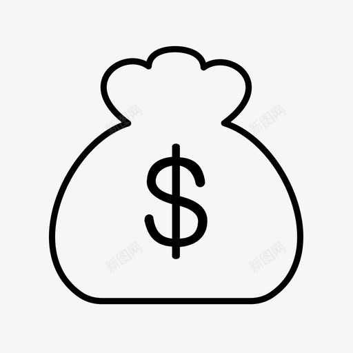 moneybagsvg_新图网 https://ixintu.com moneybag