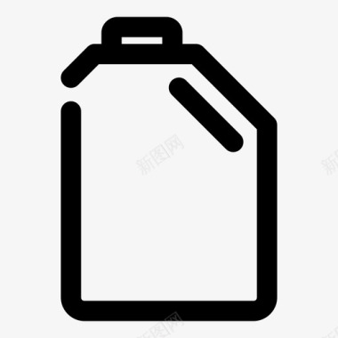 汽油罐容器液体图标图标