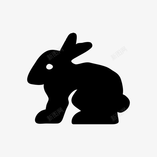兔子手绘线框图标svg_新图网 https://ixintu.com 兔子 手绘 手绘材料设计图标 线框