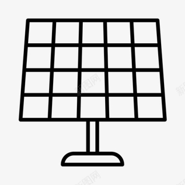 太阳能板环保可再生能源图标图标