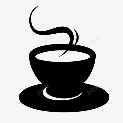 咖啡杯咖啡卡布奇诺图标svg_新图网 https://ixintu.com 卡布奇诺 咖啡 咖啡杯 热的 饮料