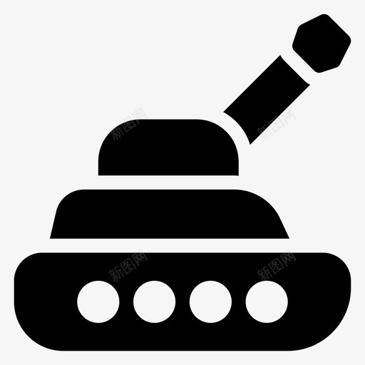坦克汽车运输图标svg_新图网 https://ixintu.com 坦克 旅行 汽车 车辆 运输 运输字形图标