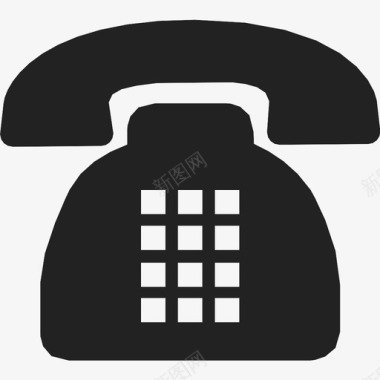 电话旧电话铃声图标图标