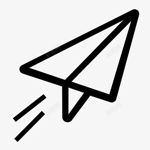 sendsvg_新图网 https://ixintu.com send PaperFlight 纸飞机 