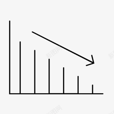 减少图表图表向下图表图标图标