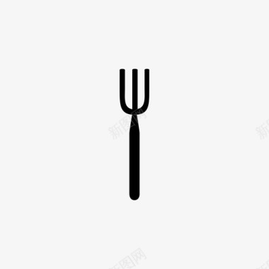 刀叉勺套装叉子叉子和刀子刀叉图标图标