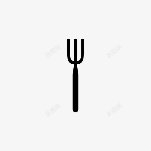叉子叉子和刀子刀叉图标svg_新图网 https://ixintu.com 刀叉 叉子 叉子和刀子 商业和商务套装10si 餐厅