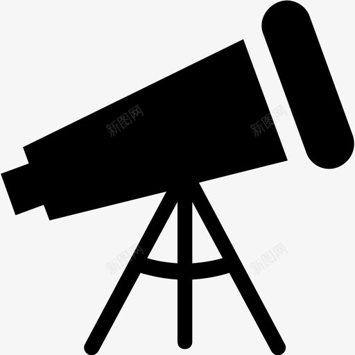 望远镜天文学搜索图标svg_新图网 https://ixintu.com 天文学 搜索 望远镜 科学技术符号集 视觉