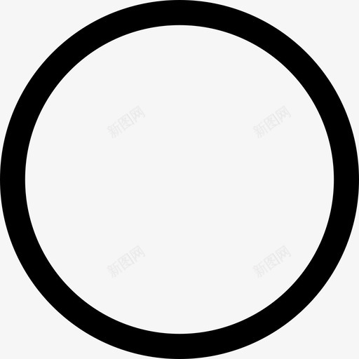 单选-未选择svg_新图网 https://ixintu.com 单选-未选择
