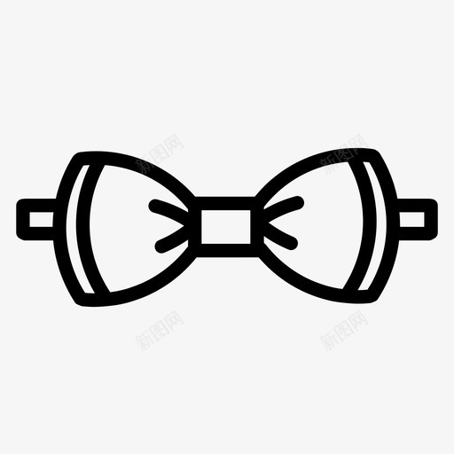 领结丝带西装图标svg_新图网 https://ixintu.com 丝带 婚礼 婚礼图标 西装 领结