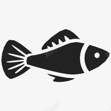 鱼食物游泳图标图标