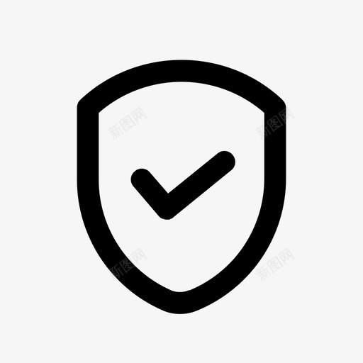 安全检查标记安全防护罩图标svg_新图网 https://ixintu.com 安全 安全防护罩 检查标记