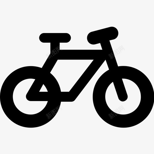 自行车交通工具科技符号集图标svg_新图网 https://ixintu.com 交通工具 科技符号集 自行车